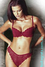 Spanish Rose bra and pantie noregrets bra, dreamwear bra