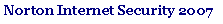 Caixa de texto: Norton Internet Security 2007