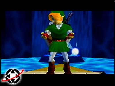 Link sees his adult body for the first time