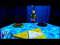 Link gets transported to the Chamber of Sages