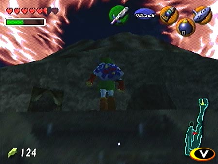 Adult Link reaches the summit