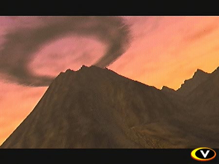 A beautiful sky behind Death Mountain