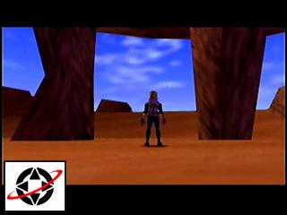 Sheik stands in the Desert