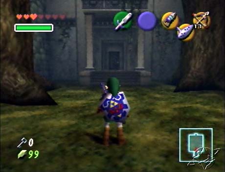 The entrance to the Forest Temple