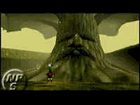 Link meets the Great Deku Tree for the first time