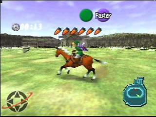 Link rides Epona