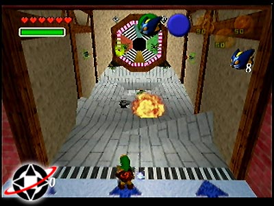 Link goes bombchu bowling