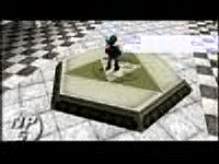 Adult Link inside the Temple of Time