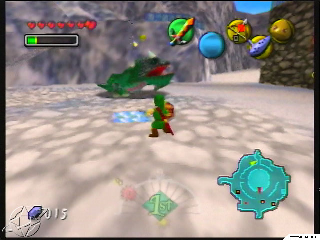 Link charges up his sword