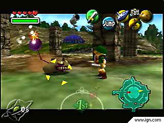A Real Bombchu attacks Link