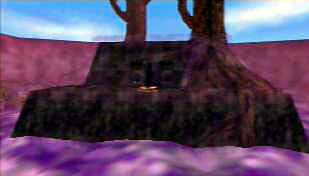 Woodfall Temple rises from the water