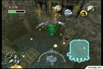 Deku Link has a great view of the final room