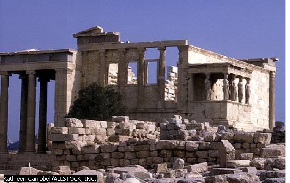 A picture of the Acropolis in Athens, Greece where modern philosophy started. Picture thanks to Encarta