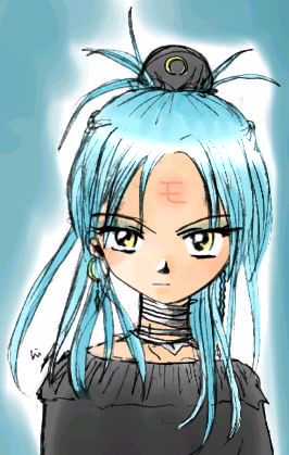 Und nummer drei, schonmal im Voraus f�r die Charabilder zu Part 3 bei Mexx XD Sie sieht aber auch in Part 2 schon so aus^^'.... dieses Brandzeichen bekommt sie ebenfalls in Part 2, weil sie mal wieder nicht das macht was der Kaiser will...^^ diesmal statt auf den Hals auf die Stirn...^^'