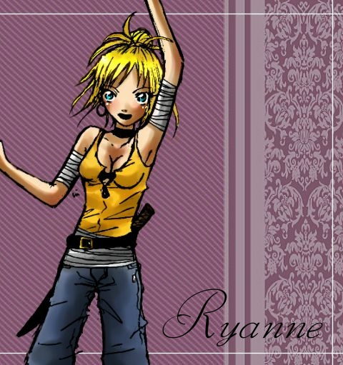 auf dem Bild sieht sie mehr denn je aus wie Ryota aus S2 o_�' naja... ich wollte diesen coolen lila HG verwenden und dachte lila ist die ultimative Ryanne-Farbe xD ich wei� sie is zu d�nn... aber hey... egal... xDD