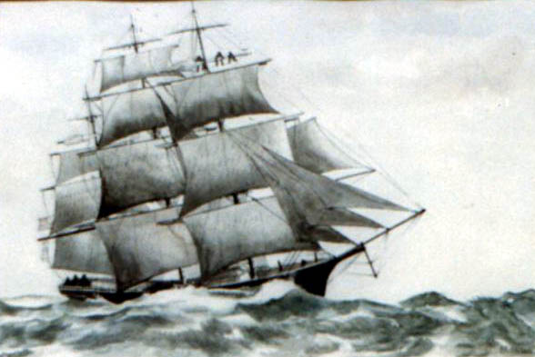 The Flying Cloud on a Freshing Wind