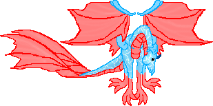 Blodie Ray, water/land dragon female out of Ripple by Blodied Claw