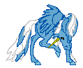 Blue Rainbow is pegasus mare , so sweet