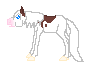LS Moon cute chestnut pinto mini mare