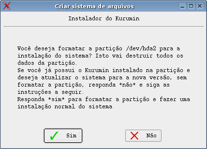 atualizar o Kurumin