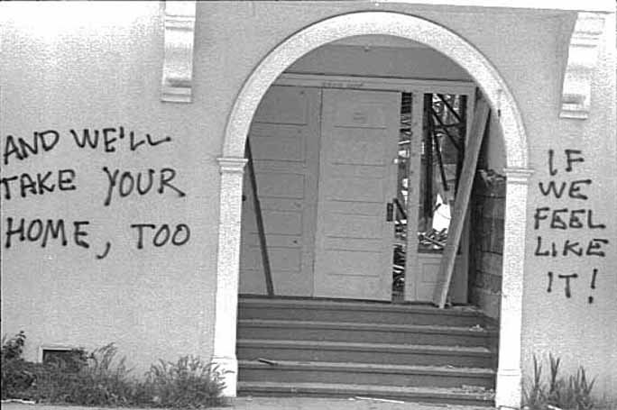 Door of demolished house