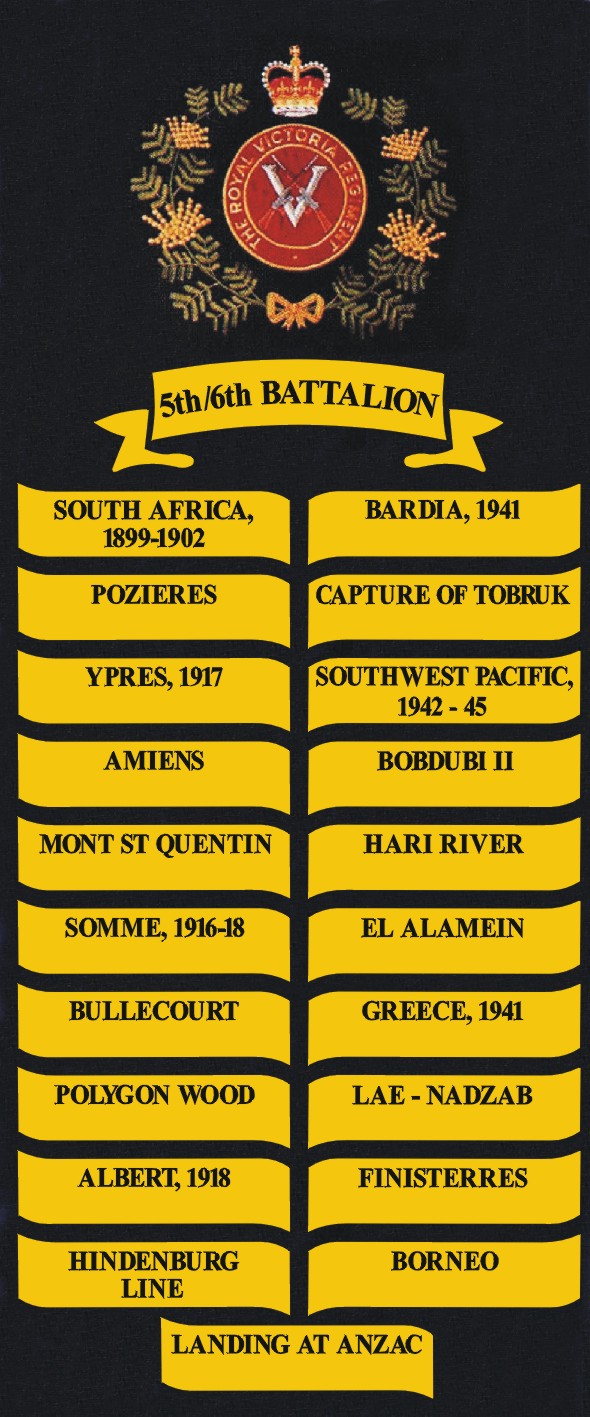 View larger image of battle honours