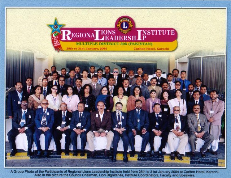 Lions clubs Seminar Karachi 2004