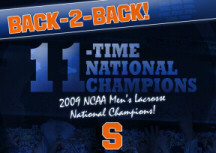 2009 NCAA Lax Champions - May 25, 2009