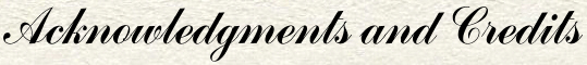 Acknowledgments and Credits