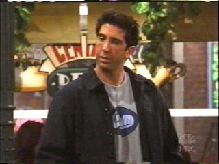 Ross telling Chandler that he was the one that made up the joke..