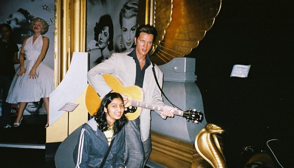 Me being serenaded by Elvis
