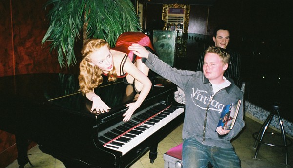 Chris (the closest he's ever gonna get to) touching Kylie's ass