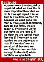 we are feminists
