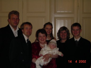 Stolte foreldre og faddere