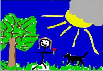 Quew draws pretty pictures.
