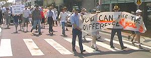 Dairy farmers march