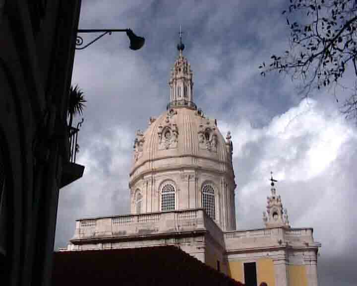 You can ask a portuguese tour guide to take you up there, but there are 278 steps !