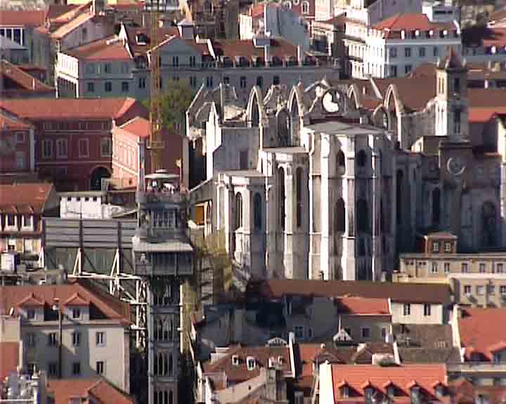 Portugal tours - Seen from Lisbon castle, which can be visited in Lisbon private tours.
