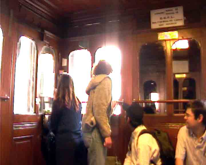Most of the users are tourists, because it stands in the middle of the shopping area.