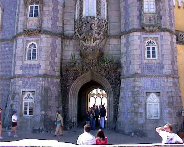 Portugal photos - Pena palace is like a fairy tale palace, with a big mixture of several styles
