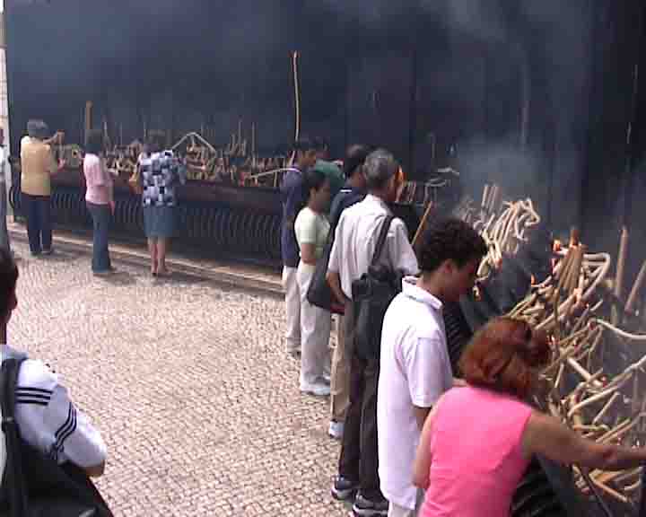 Many pilgrims from different parts of the world come to place a candle here and pray to Our Lady of Fatima.