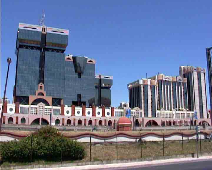 Portugal images - these were the first extravagant buildings made in Lisbon in 1985, a city of classic lines