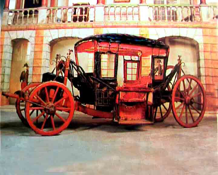 Coach used by king Phillip of Spain when he started ruling Portugal in the XVII century.