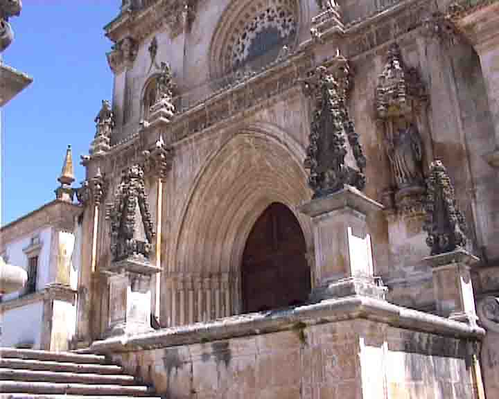 Although the fa�ade was restored in the 17th century, there stands the gothic doorway leading to the church.