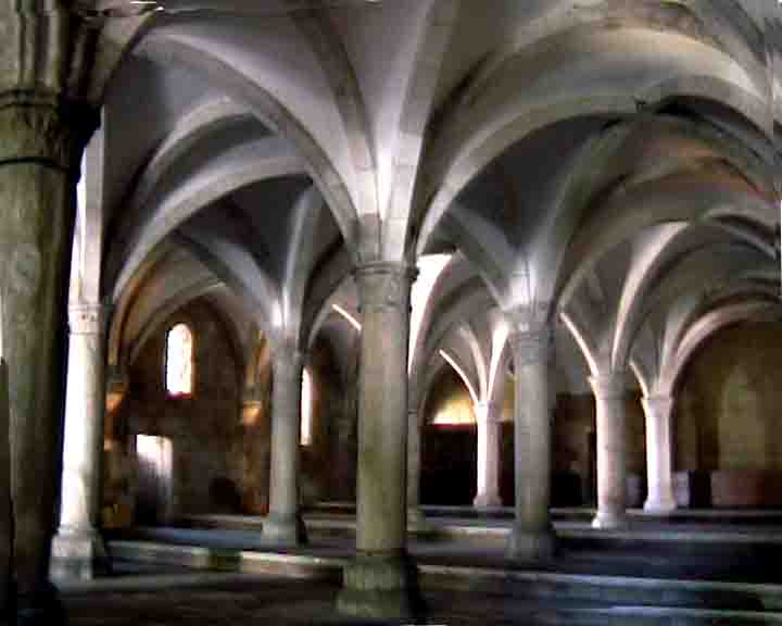 The Cistercians, an austere order at the beginning, made out of Alcoba�a, the biggest gluttony temple in Europe. 