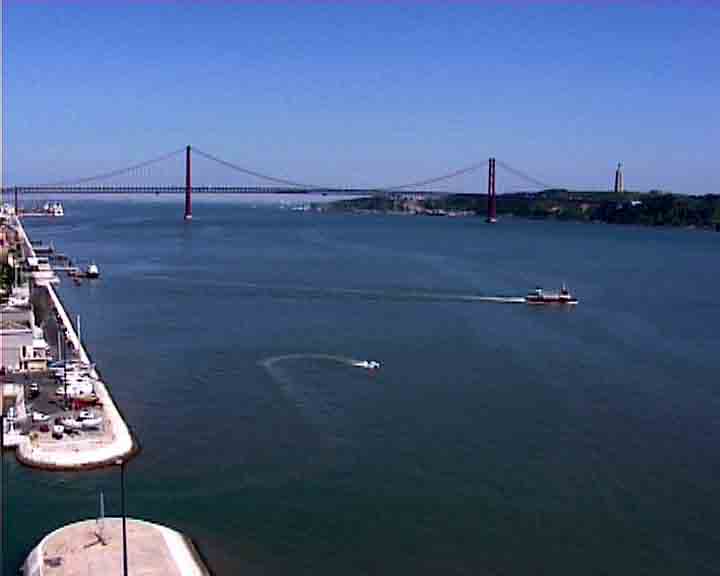 Portugal images - Lisbon has two huge bridges connecting the south bank of Tagus river