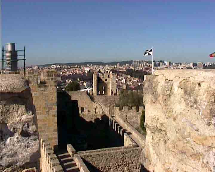 Portugal photographs - Lisbon castle was first inhabited by Romans and Arabs