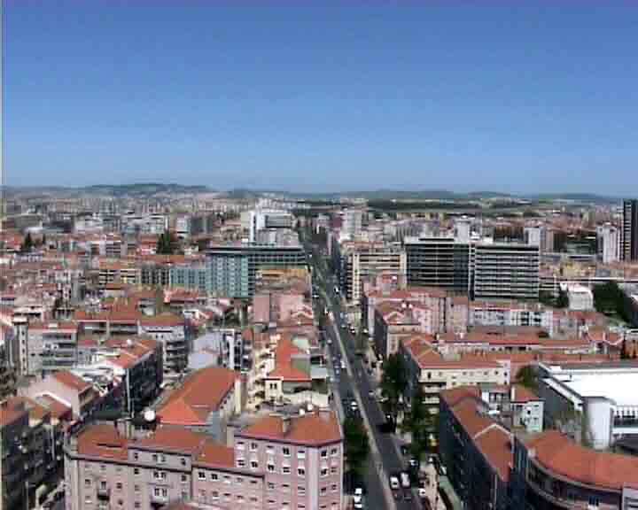 Portugal photographs - the modern part of Lisbon in the 1950's