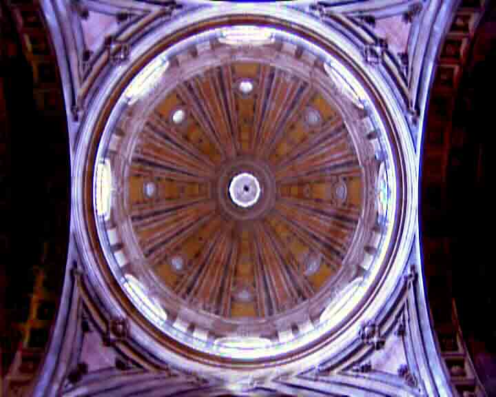 The dome of Estrela basilica is unique. Not included in regular Lisbon tours.