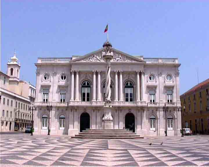 Portugal images - The Town-Hall of Lisbon is another beautiful palace from the 19th century.